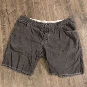 Men’s Vans grey corduroyed shorts size 40